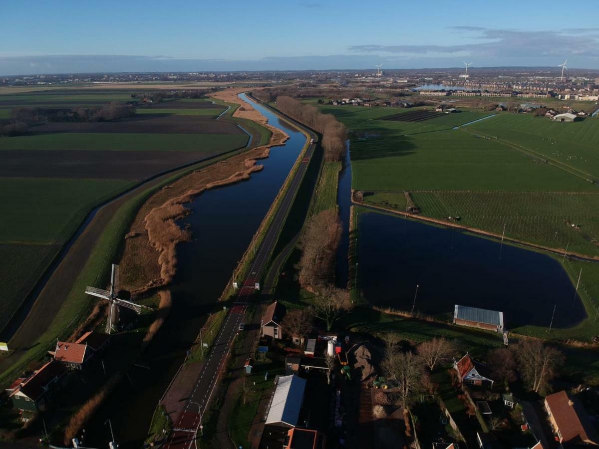 Tinyhouse Natuurhuisje Met Veranda Bij De Molen Tussen Alkmaar En Hoorn Oterleek Exterior foto